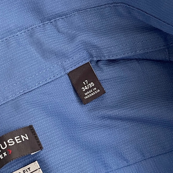 Van Heusen Men's Regular Fit Dress Shirt Wrinkle Free 17-34/35 - Picture 7 of 9